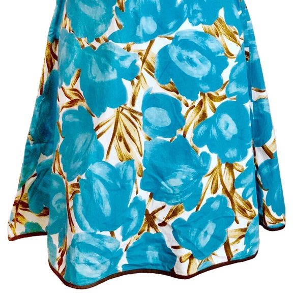 Speechless Blue Floral Strapless Fit & Flare Dress - Picture 3 of 8